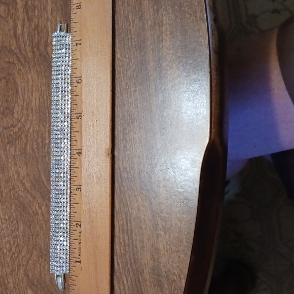 Womans 7 Row CZ Bracelet New - Picture 7 of 10